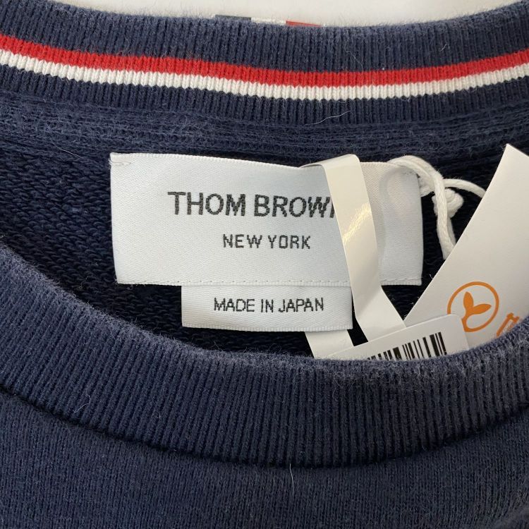 Thom Browne Thom Browne Arm Stripe Sweatshirt Navy Size 2 Size US M / EU 48-50 / 2 - 3 Thumbnail