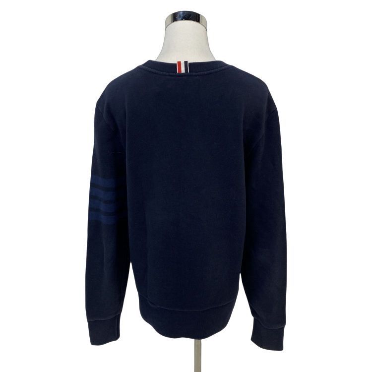 Thom Browne Thom Browne Arm Stripe Sweatshirt Navy Size 2 Size US M / EU 48-50 / 2 - 2 Thumbnail