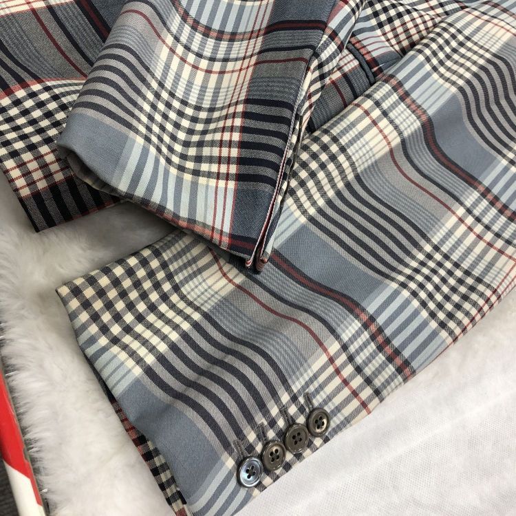 Thom Browne Thom Browne Plaid Blazer Size 0 Size 34R - 8 Thumbnail