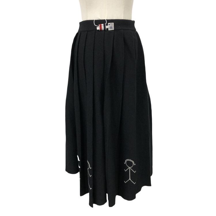 Thom Browne Thom Browne Stick Figure Pleated Skirt Size 00 Size 24" / US 00 / IT 34 - 2 Thumbnail