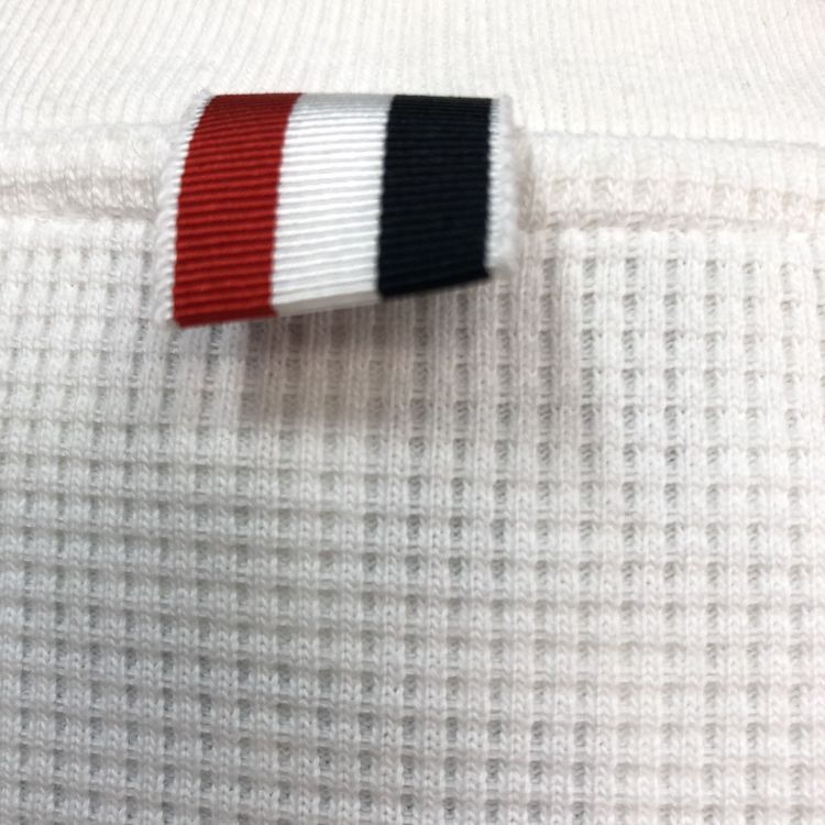 Thom Browne Thom Browne 4-Bar Waffle Sweatshirt Size 36 Size XS / US 0-2 / IT 36-38 - 6 Thumbnail