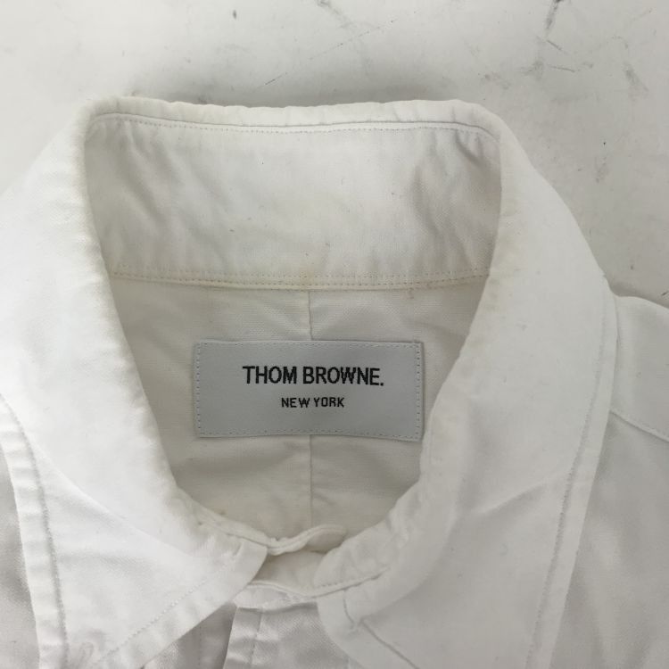 Thom Browne Thom Browne Striped Sleeve Button Up Shirt Size S Size US S / EU 44-46 / 1 - 4 Thumbnail