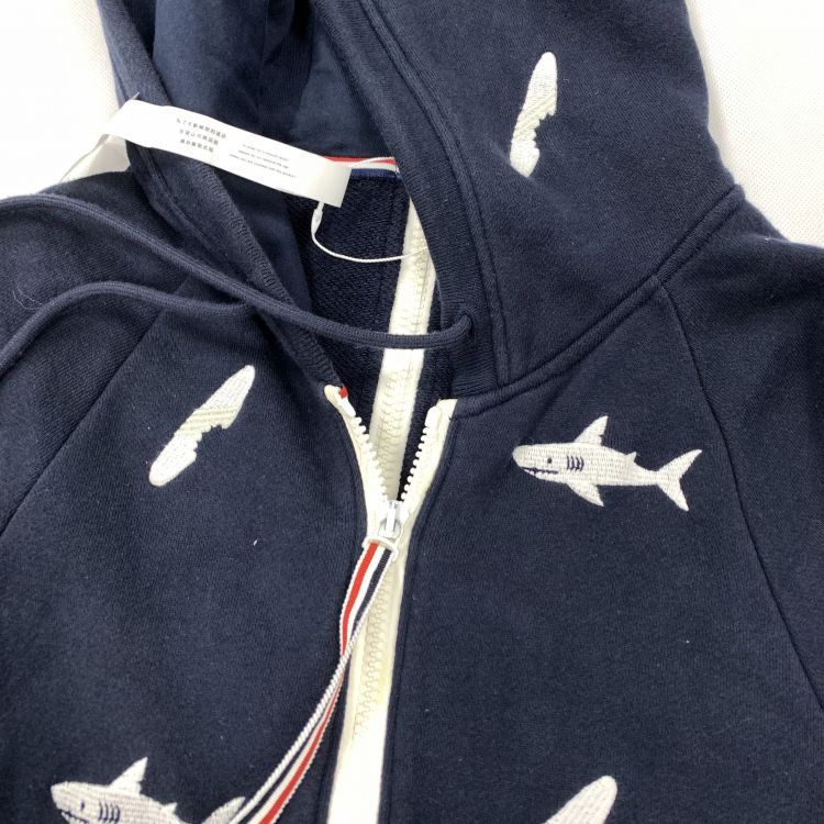 Thom Browne Thom Browne Shark Embroidered Hoodie Size 1 Size US S / EU 44-46 / 1 - 5 Thumbnail