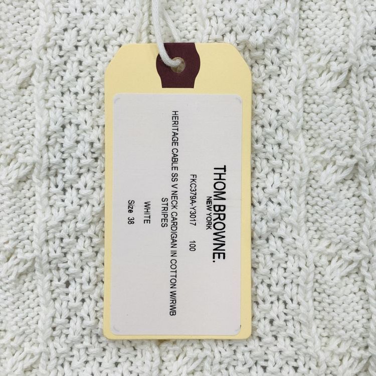 Thom Browne Thom Browne Cable Knit Cardigan Size 38 Size XS / US 0-2 / IT 36-38 - 4 Thumbnail