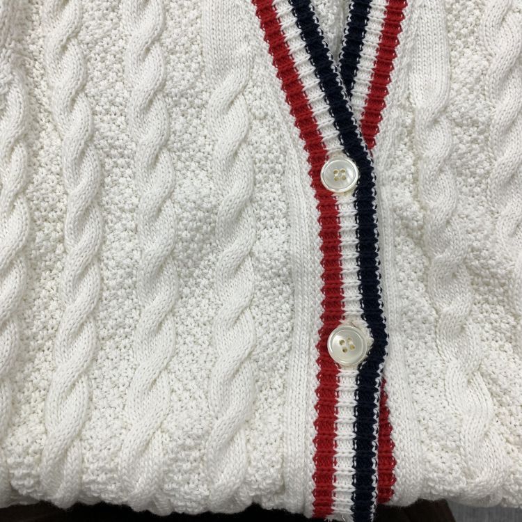 Thom Browne Thom Browne Cable Knit Cardigan Size 38 Size XS / US 0-2 / IT 36-38 - 5 Thumbnail