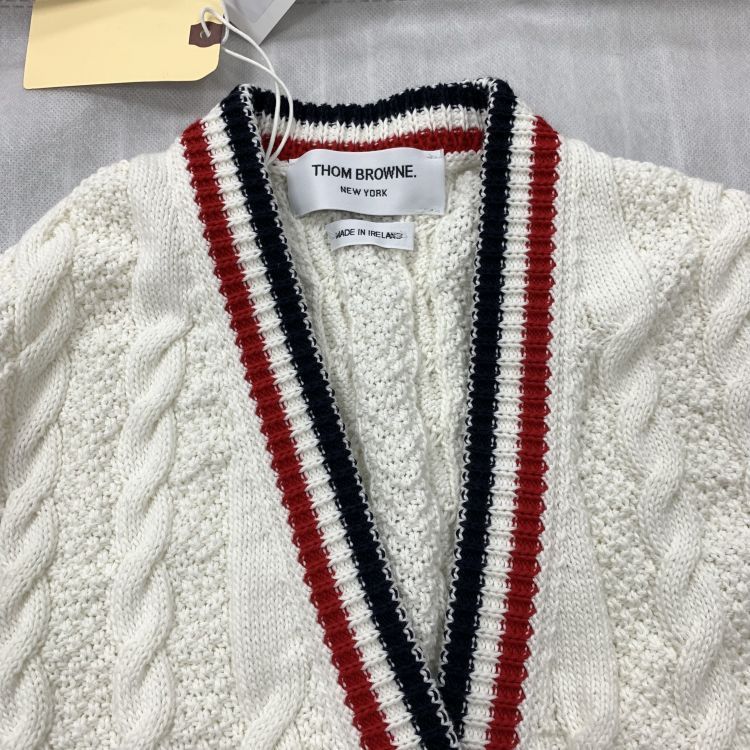 Thom Browne Thom Browne Cable Knit Cardigan Size 38 Size XS / US 0-2 / IT 36-38 - 8 Thumbnail