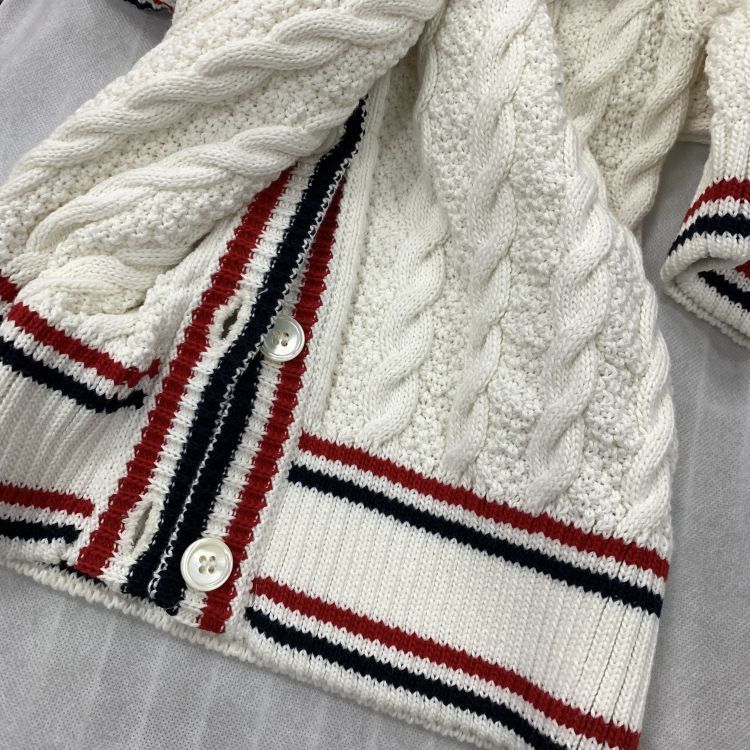 Thom Browne Thom Browne Cable Knit Cardigan Size 38 Size XS / US 0-2 / IT 36-38 - 7 Thumbnail