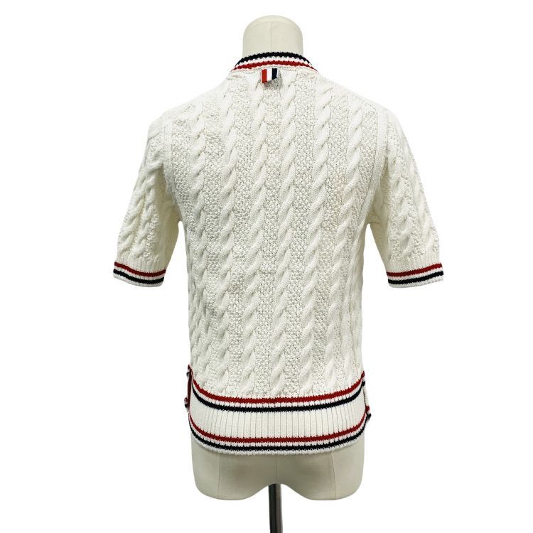 Thom Browne Thom Browne Cable Knit Cardigan Size 38 Size XS / US 0-2 / IT 36-38 - 2 Thumbnail