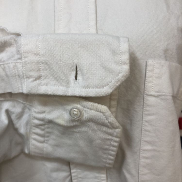 Thom Browne Thom Browne White Tricolor Armband Shirt Size 3 Size US L / EU 52-54 / 3 - 9 Thumbnail
