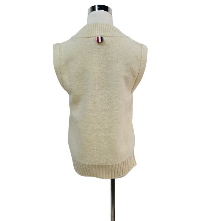 Thom Browne Thom Browne Mohair Blend V-Neck Vest Size 1 Size US S / EU 44-46 / 1 - 2 Thumbnail