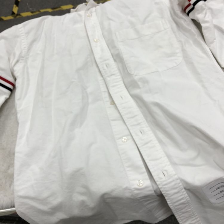 Thom Browne Thom Browne Signature Stripe Button Up Shirt Size M Size US M / EU 48-50 / 2 - 6 Thumbnail