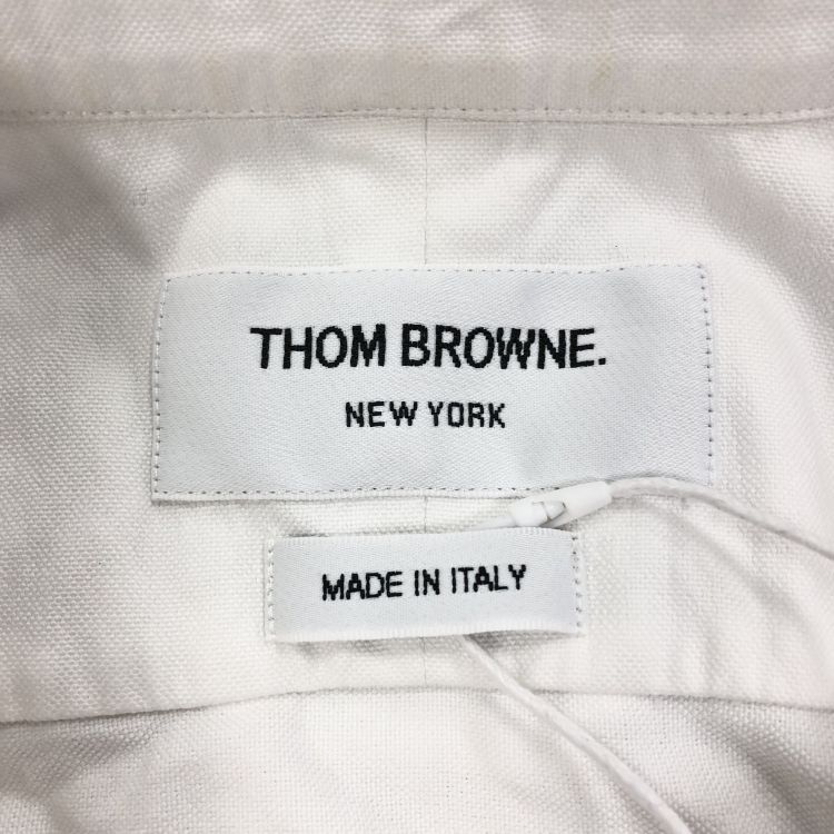 Thom Browne Thom Browne Signature Stripe Button Up Shirt Size M Size US M / EU 48-50 / 2 - 3 Thumbnail