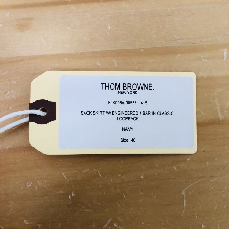 Thom Browne Thom Browne Engineered 4 Bar Loopback Skirt Size 40 Size 27" / US 4 / IT 40 - 5 Thumbnail