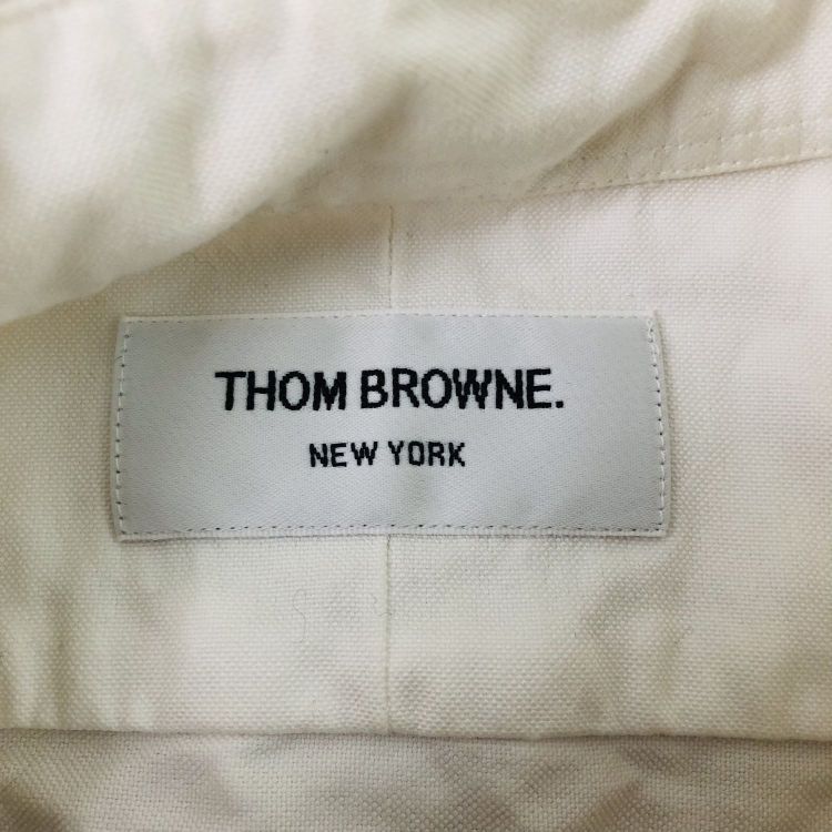 Thom Browne Thom Browne Striped Sleeve Button Up Shirt Size 2 Size US M / EU 48-50 / 2 - 3 Thumbnail
