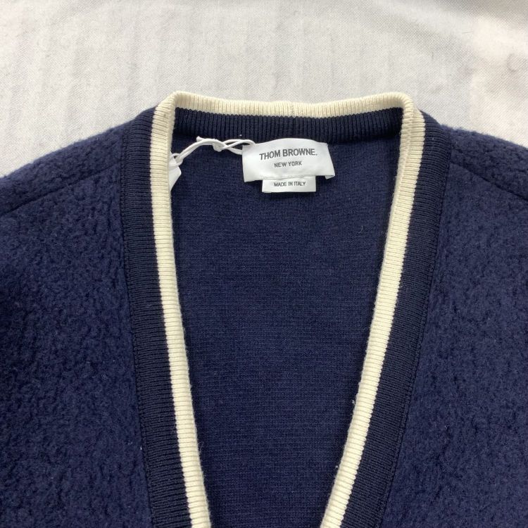 Thom Browne Thom Browne Wool Anchor Button Cardigan Size M Size US M / EU 48-50 / 2 - 8 Thumbnail