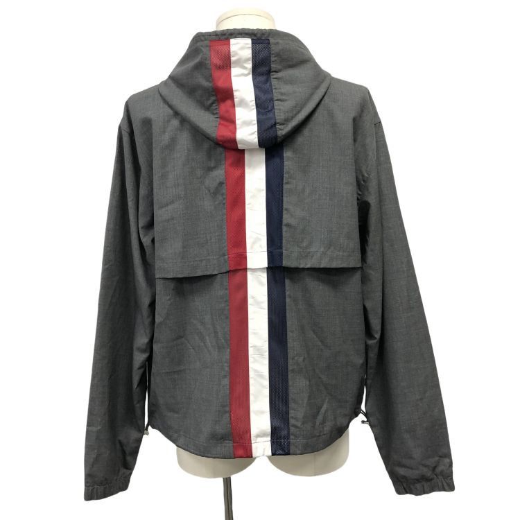 Thom Browne Thom Browne Grey Striped Hooded Jacket Size 4 Size US XL / EU 56 / 4 - 2 Thumbnail