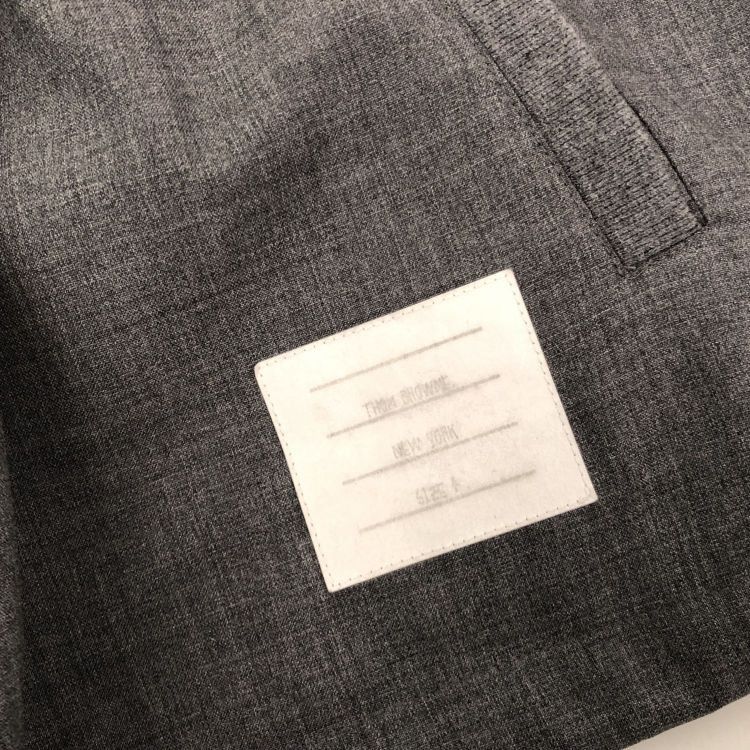 Thom Browne Thom Browne Grey Striped Hooded Jacket Size 4 Size US XL / EU 56 / 4 - 6 Thumbnail