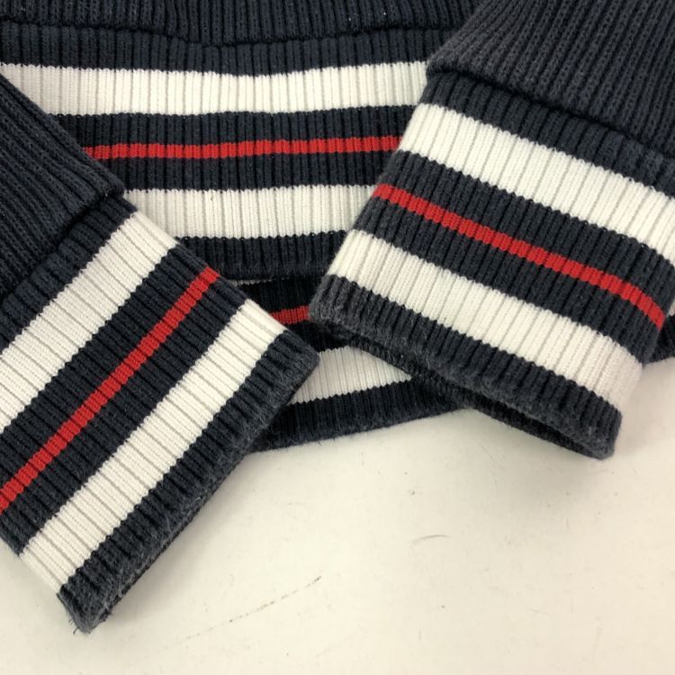 Thom Browne Thom Browne Striped V-Neck Sweater Blue Size 2 Size US M / EU 48-50 / 2 - 9 Thumbnail