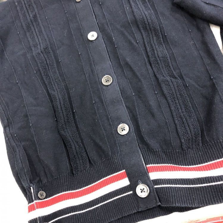 Thom Browne Thom Browne Striped Button Cardigan Size M Size US XS / EU 42 / 0 - 6 Thumbnail