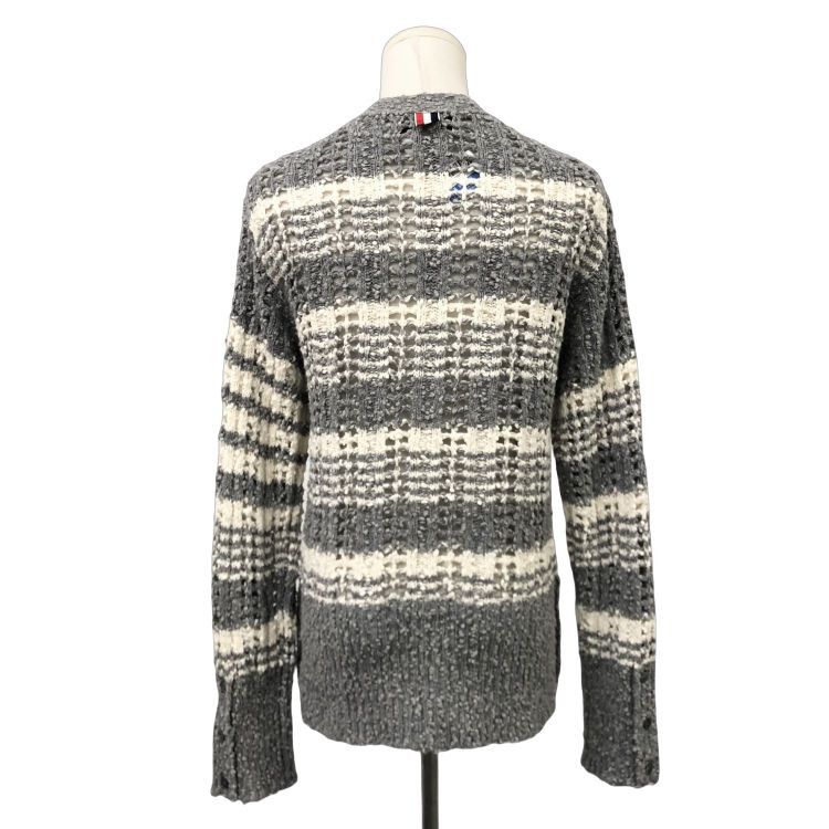 Thom Browne Thom Browne Striped Knit Cardigan Size 40 Size S / US 4 / IT 40 - 2 Thumbnail