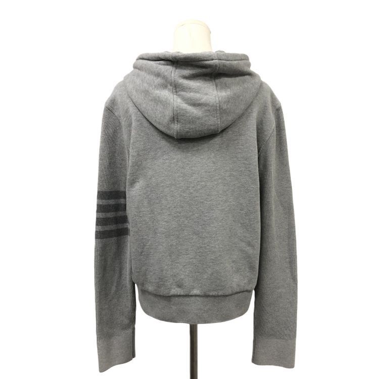 Thom Browne Thom Browne 4-Bar Stripe Hoodie Size 1 Size US S / EU 44-46 / 1 - 2 Thumbnail