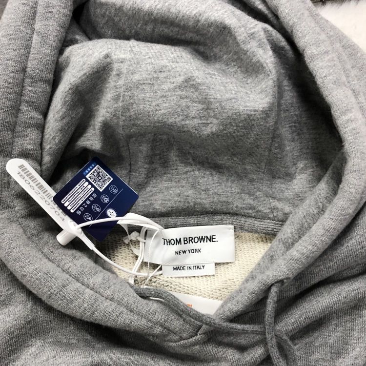 Thom Browne Thom Browne 4-Bar Stripe Hoodie Size 1 Size US S / EU 44-46 / 1 - 7 Thumbnail