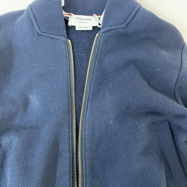 Thom Browne Thom Browne 4-Bar Zip Up Bomber Jacket Size 1 Size US S / EU 44-46 / 1 - 10 Thumbnail