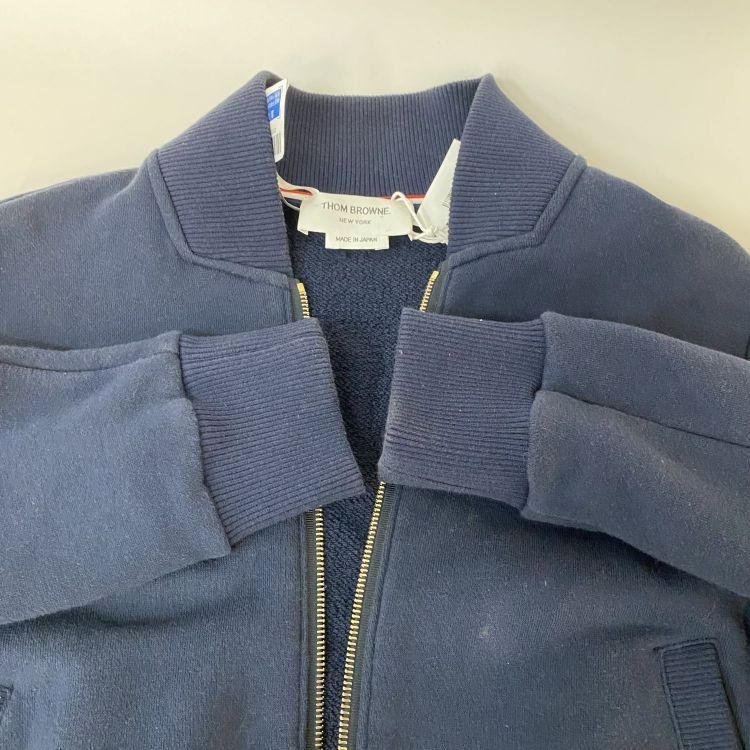 Thom Browne Thom Browne 4-Bar Zip Up Bomber Jacket Size 1 Size US S / EU 44-46 / 1 - 12 Thumbnail