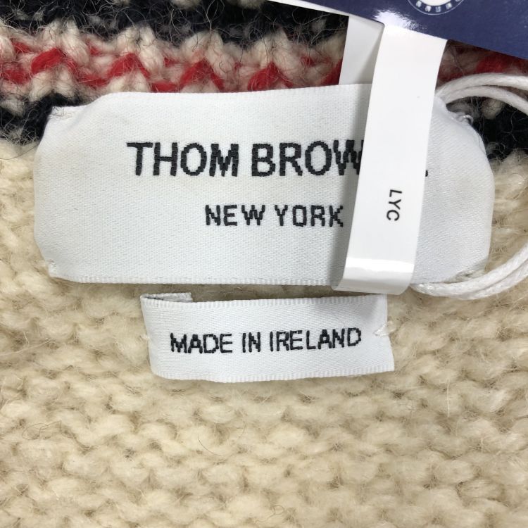 Thom Browne Thom Browne Cable Knit Stripe Cardigan Size M Size US M / EU 48-50 / 2 - 3 Thumbnail