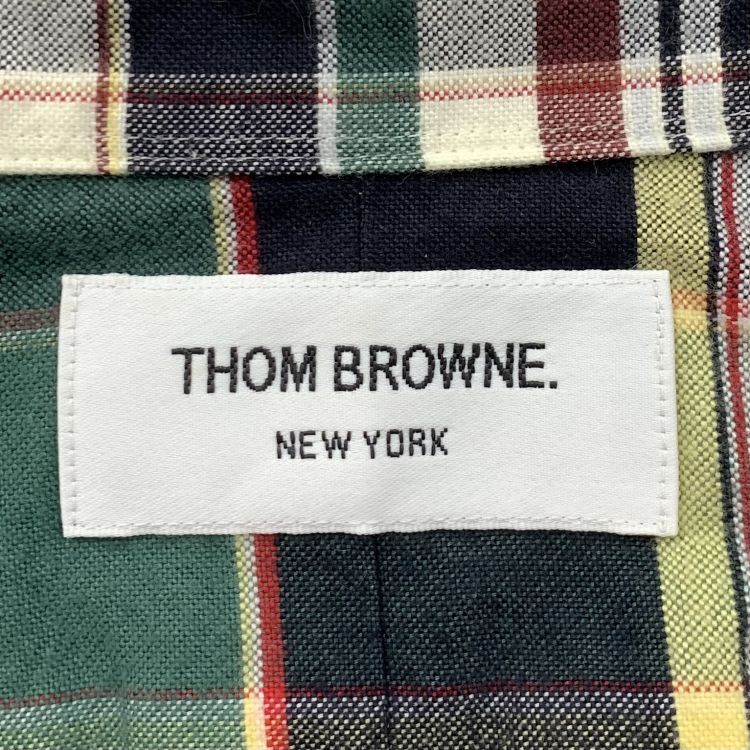 Thom Browne Thom Browne Plaid Button Down Shirt Size 3 Size US L / EU 52-54 / 3 - 3 Thumbnail