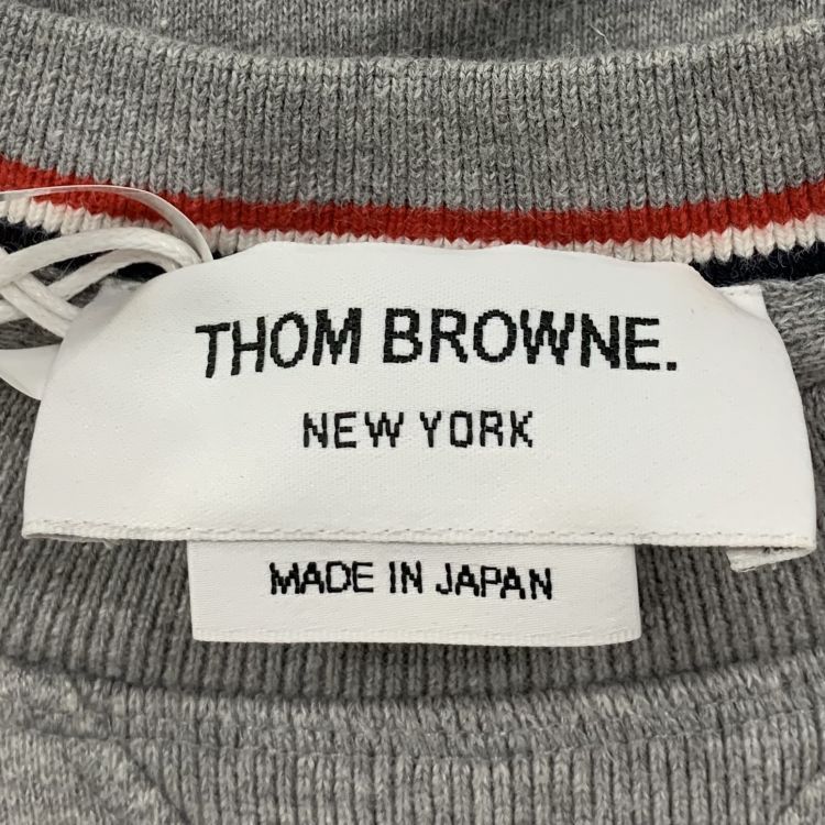 Thom Browne Thom Browne Gray 4-Bar Sweatshirt Size S Size US S / EU 44-46 / 1 - 3 Thumbnail