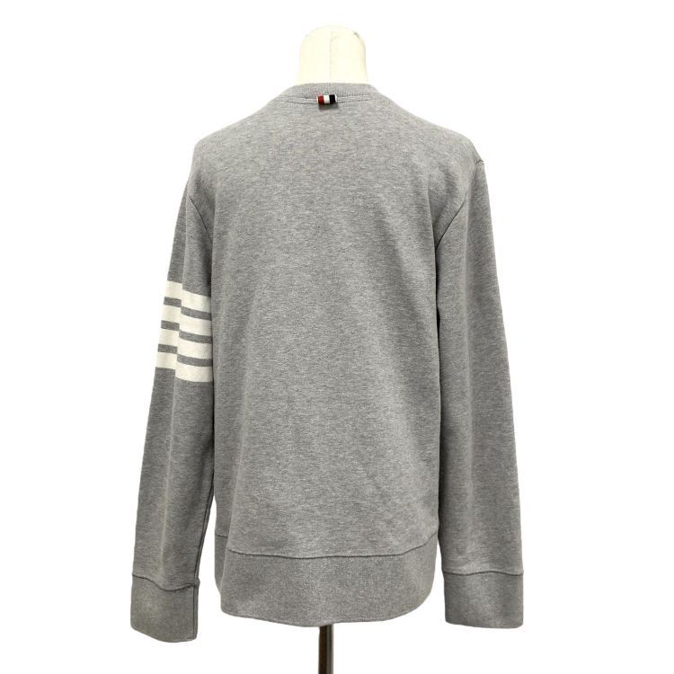 Thom Browne Thom Browne Gray 4-Bar Sweatshirt Size S Size US S / EU 44-46 / 1 - 2 Thumbnail