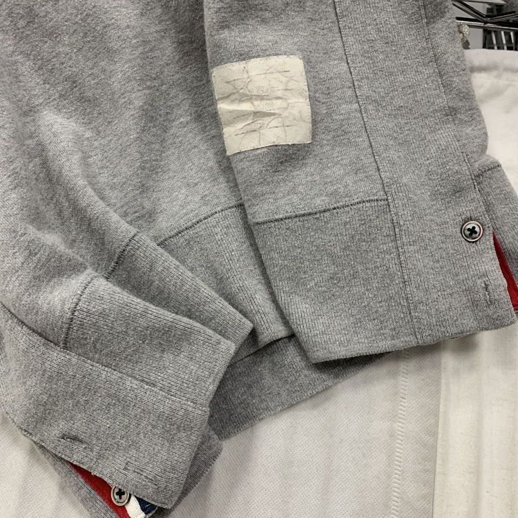 Thom Browne Thom Browne Gray 4-Bar Sweatshirt Size S Size US S / EU 44-46 / 1 - 8 Thumbnail