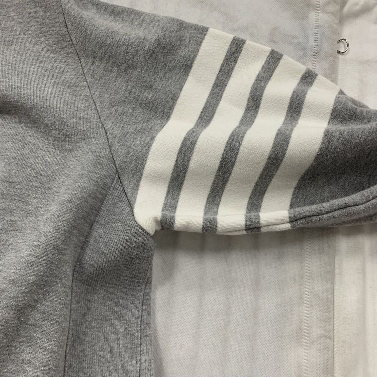 Thom Browne Thom Browne Gray 4-Bar Sweatshirt Size S Size US S / EU 44-46 / 1 - 7 Thumbnail