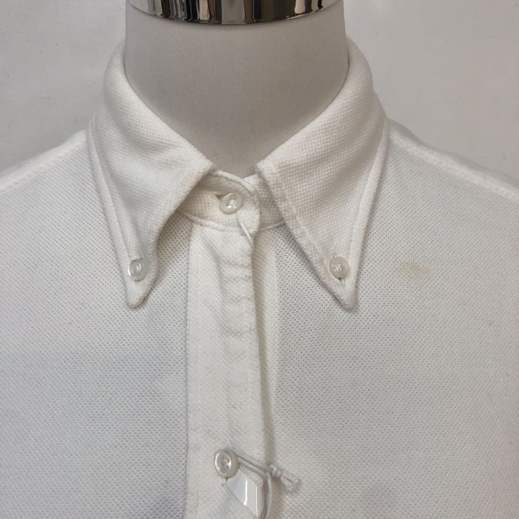 Thom Browne Thom Browne Piqué Button Up Shirt Size 40 Size US M / EU 48-50 / 2 - 7 Thumbnail