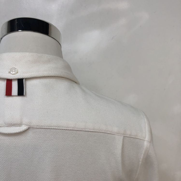 Thom Browne Thom Browne Piqué Button Up Shirt Size 40 Size US M / EU 48-50 / 2 - 9 Thumbnail