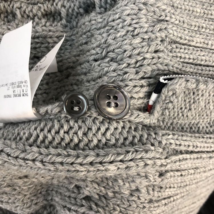 Thom Browne Thom Browne Cable Knit Cardigan Size 1 Size US S / EU 44-46 / 1 - 10 Thumbnail