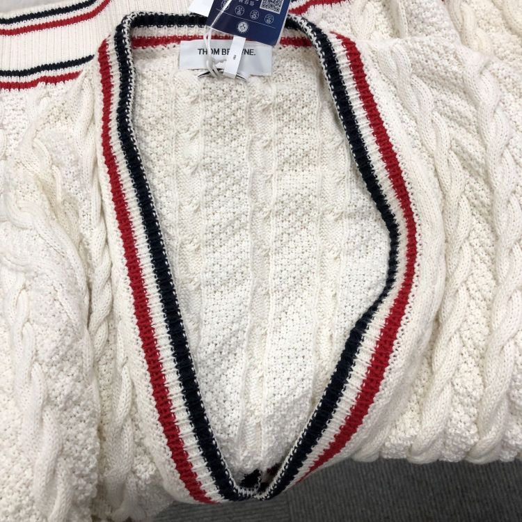 Thom Browne Thom Browne Cable Knit Cardigan Size XS Size US XS / EU 42 / 0 - 5 Thumbnail