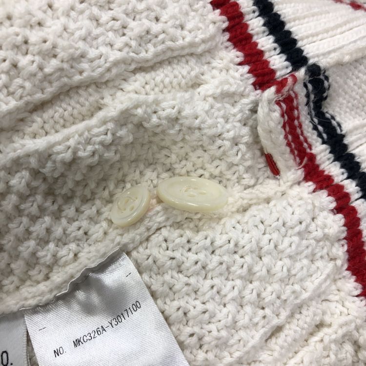 Thom Browne Thom Browne Cable Knit Cardigan Size XS Size US XS / EU 42 / 0 - 10 Thumbnail