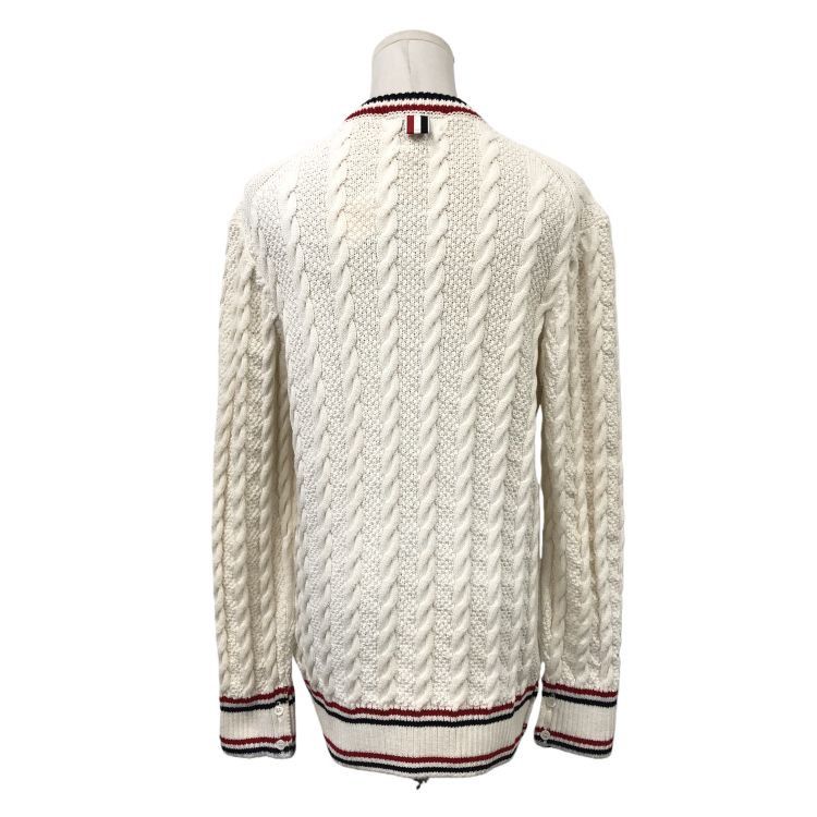 Thom Browne Thom Browne Cable Knit Cardigan Size XS Size US XS / EU 42 / 0 - 2 Thumbnail