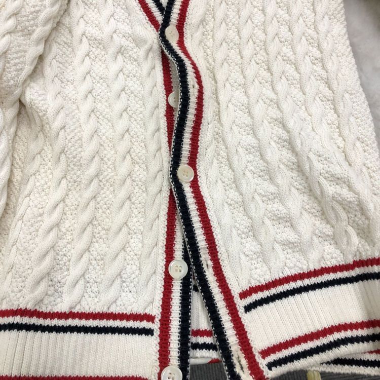 Thom Browne Thom Browne Cable Knit Cardigan Size XS Size US XS / EU 42 / 0 - 6 Thumbnail