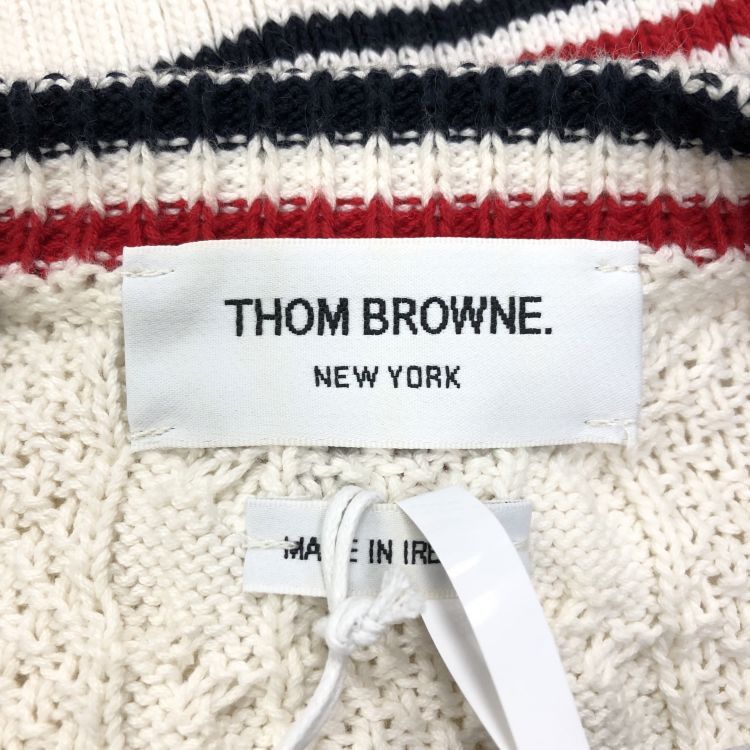 Thom Browne Thom Browne Cable Knit Cardigan Size XS Size US XS / EU 42 / 0 - 3 Thumbnail