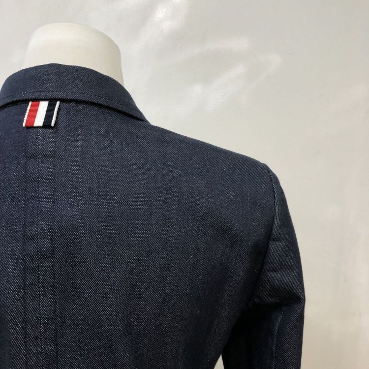 Thom Browne Thom Browne Denim Stripe Blazer Size 40 Size S / US 4 / IT 40 - 8 Thumbnail