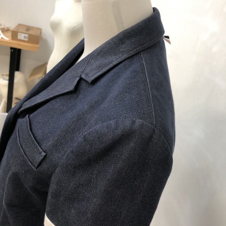 Thom Browne Thom Browne Denim Stripe Blazer Size 40 Size S / US 4 / IT 40 - 12 Thumbnail
