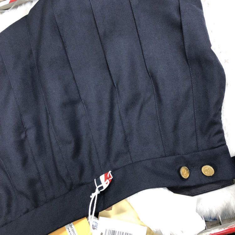 Thom Browne Thom Browne Navy Mini Pleated Skirt Size 36 Size 25" / US 0 / IT 36 - 7 Thumbnail
