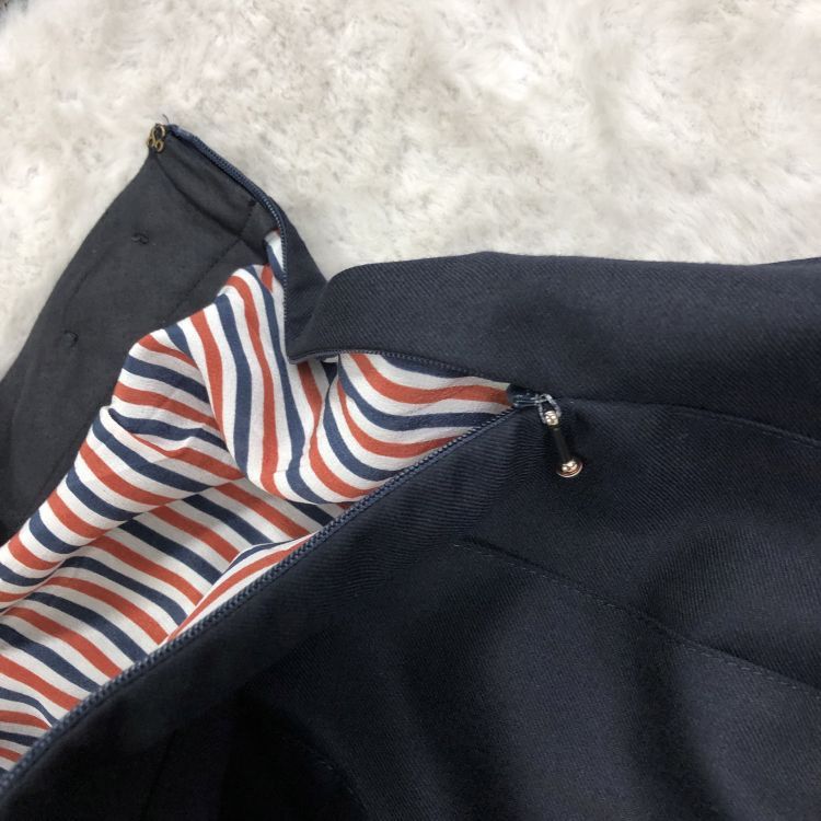 Thom Browne Thom Browne Navy Mini Pleated Skirt Size 36 Size 25" / US 0 / IT 36 - 6 Thumbnail