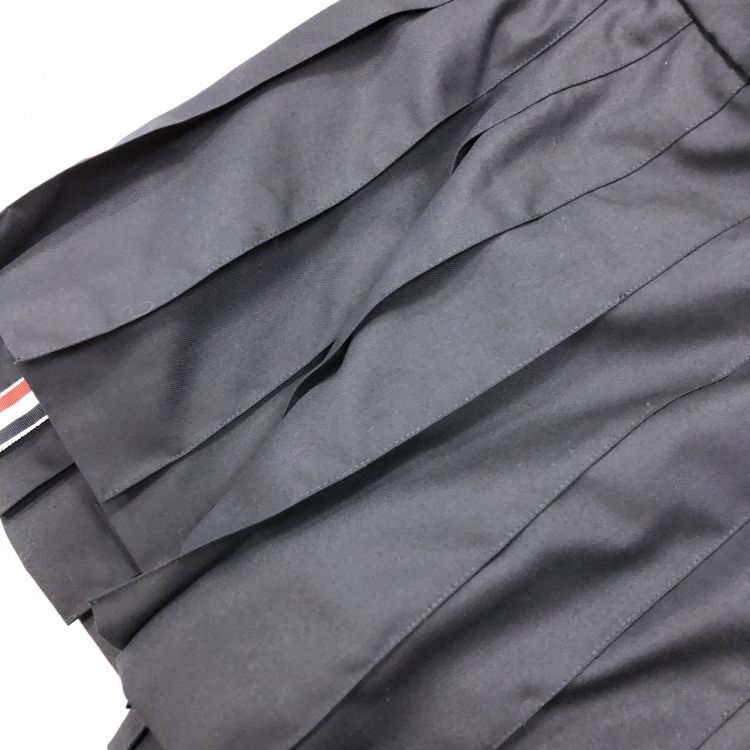 Thom Browne Thom Browne Navy Mini Pleated Skirt Size 36 Size 25" / US 0 / IT 36 - 8 Thumbnail