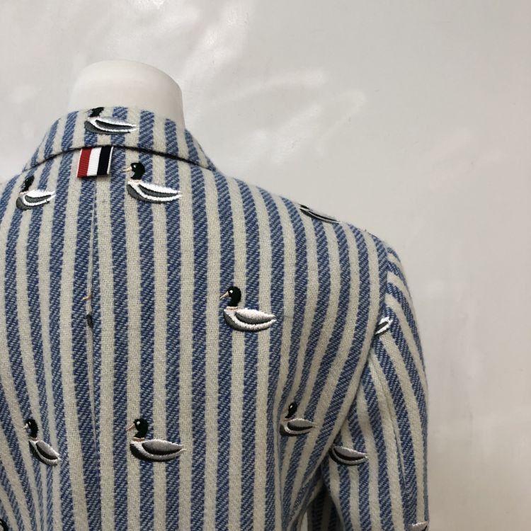 Thom Browne Thom Browne Duck Embroidery Blazer Size 1 Size 36R - 10 Thumbnail