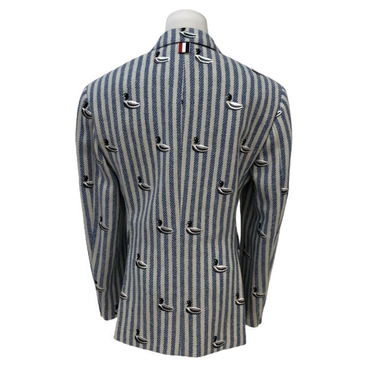 Thom Browne Thom Browne Duck Embroidery Blazer Size 1 Size 36R - 2 Thumbnail