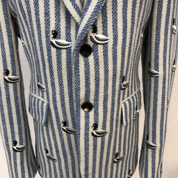 Thom Browne Thom Browne Duck Embroidery Blazer Size 1 Size 36R - 7 Thumbnail